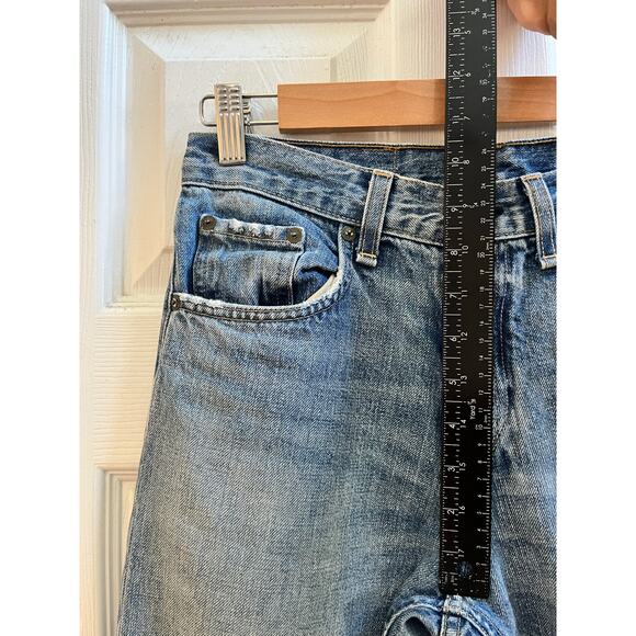Rag & Bone Size 25 Tomboy Cotton Cropped Jeans 24 Inch Inseam Relaxed Fit - Picture 7 of 10